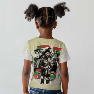 Huey P. Newton Kid T shirt Black Panther Collage Design Civil Rights Movement Theme Revolutionary Tribute TS04