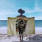 Huey P. Newton Sarong Black Panther Collage Design Civil Rights Movement Theme Revolutionary Tribute - African Pride