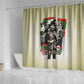 Huey P. Newton Shower Curtain Black Panther Collage Design Civil Rights Movement Theme Revolutionary Tribute - African Pride