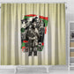 Huey P. Newton Shower Curtain Black Panther Collage Design Civil Rights Movement Theme Revolutionary Tribute - African Pride