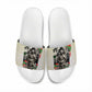 Huey P. Newton Slide Sandals Black Panther Collage Design Civil Rights Movement Theme Revolutionary Tribute - African Pride
