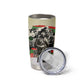 Huey P. Newton Tumbler Cup Black Panther Collage Design Civil Rights Movement Theme Revolutionary Tribute - African Pride
