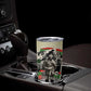 Huey P. Newton Tumbler Cup Black Panther Collage Design Civil Rights Movement Theme Revolutionary Tribute - African Pride