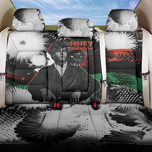 Huey P. Newton Back Car Seat Cover Revolutionary Portrait - Panther Graphic Surrender to the Revolution Quote - African Pride