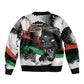 Huey P. Newton Bomber Jacket Revolutionary Portrait - Panther Graphic Surrender to the Revolution Quote - African Pride