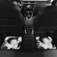 Huey P. Newton Car Mats Revolutionary Portrait - Panther Graphic Surrender to the Revolution Quote - African Pride