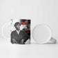 Huey P. Newton Ceramic Mug Revolutionary Portrait - Panther Graphic Surrender to the Revolution Quote - African Pride