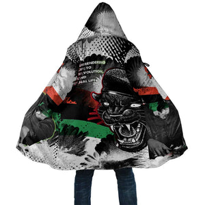 Huey P. Newton Cloak Revolutionary Portrait - Panther Graphic Surrender to the Revolution Quote - African Pride