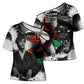 Huey P. Newton Cross Shoulder Shirt Revolutionary Portrait - Panther Graphic Surrender to the Revolution Quote - African Pride