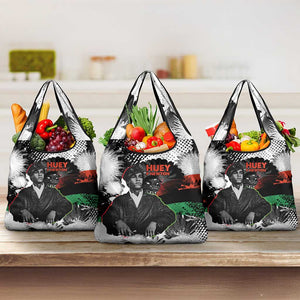 Huey P. Newton Grocery Bag Revolutionary Portrait - Panther Graphic Surrender to the Revolution Quote - African Pride