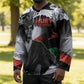 Huey P. Newton Hockey Jersey Revolutionary Portrait - Panther Graphic Surrender to the Revolution Quote - African Pride