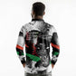 Huey P. Newton Long Sleeve Polo Shirt Revolutionary Portrait - Panther Graphic Surrender to the Revolution Quote - African Pride