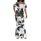 Huey P. Newton Mermaid Dress Revolutionary Portrait - Panther Graphic Surrender to the Revolution Quote TS04
