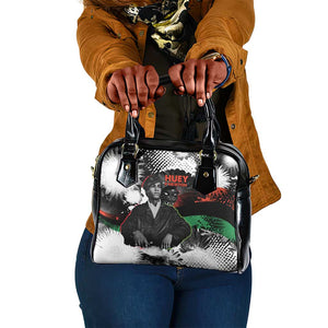 Huey P. Newton Shoulder Handbag Revolutionary Portrait - Panther Graphic Surrender to the Revolution Quote - African Pride