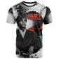 Huey P. Newton T shirt Revolutionary Portrait - Panther Graphic Surrender to the Revolution Quote TS04