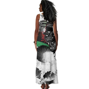 Huey P. Newton Tank Maxi Dress Revolutionary Portrait - Panther Graphic Surrender to the Revolution Quote - African Pride