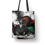 Huey P. Newton Tote Bag Revolutionary Portrait - Panther Graphic Surrender to the Revolution Quote - African Pride