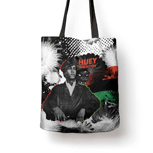 Huey P. Newton Tote Bag Revolutionary Portrait - Panther Graphic Surrender to the Revolution Quote - African Pride