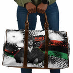 Huey P. Newton Travel Bag Revolutionary Portrait - Panther Graphic Surrender to the Revolution Quote - African Pride
