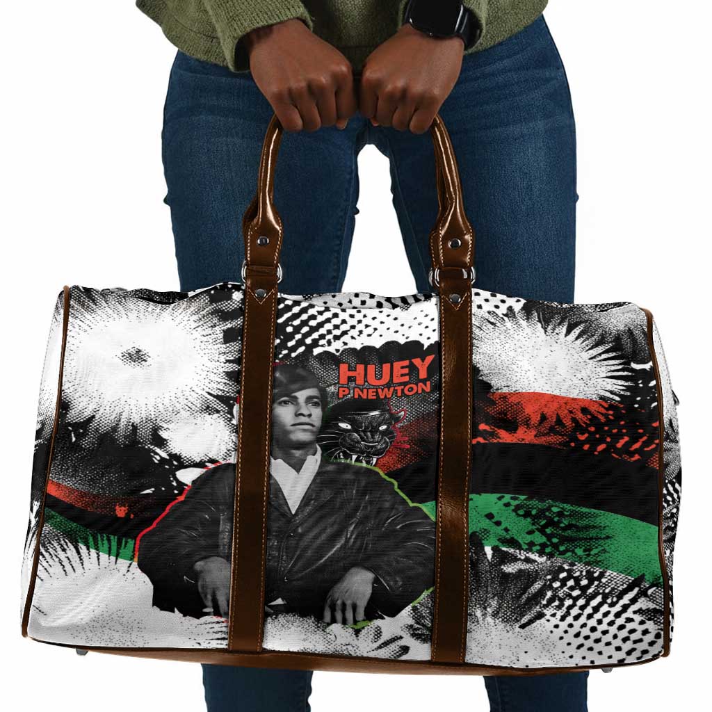 Huey P. Newton Travel Bag Revolutionary Portrait - Panther Graphic Surrender to the Revolution Quote - African Pride