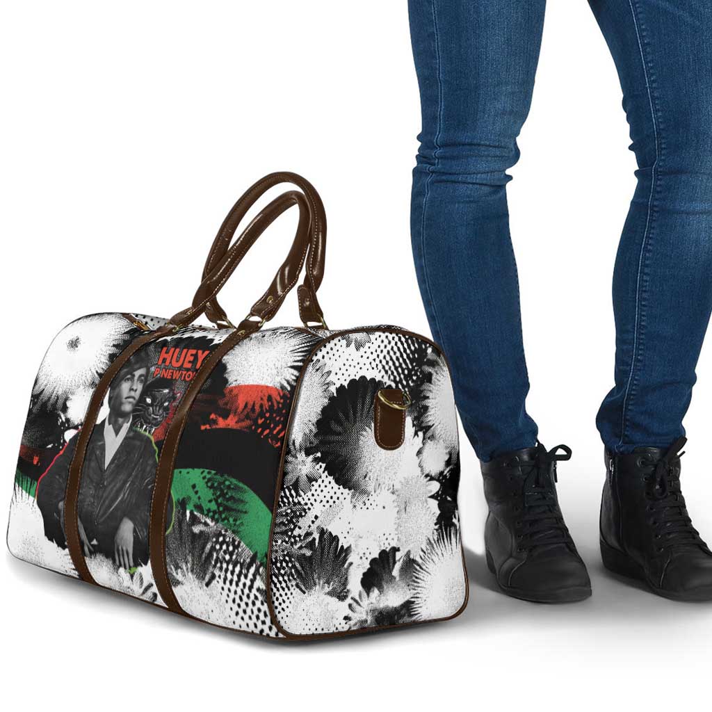 Huey P. Newton Travel Bag Revolutionary Portrait - Panther Graphic Surrender to the Revolution Quote - African Pride
