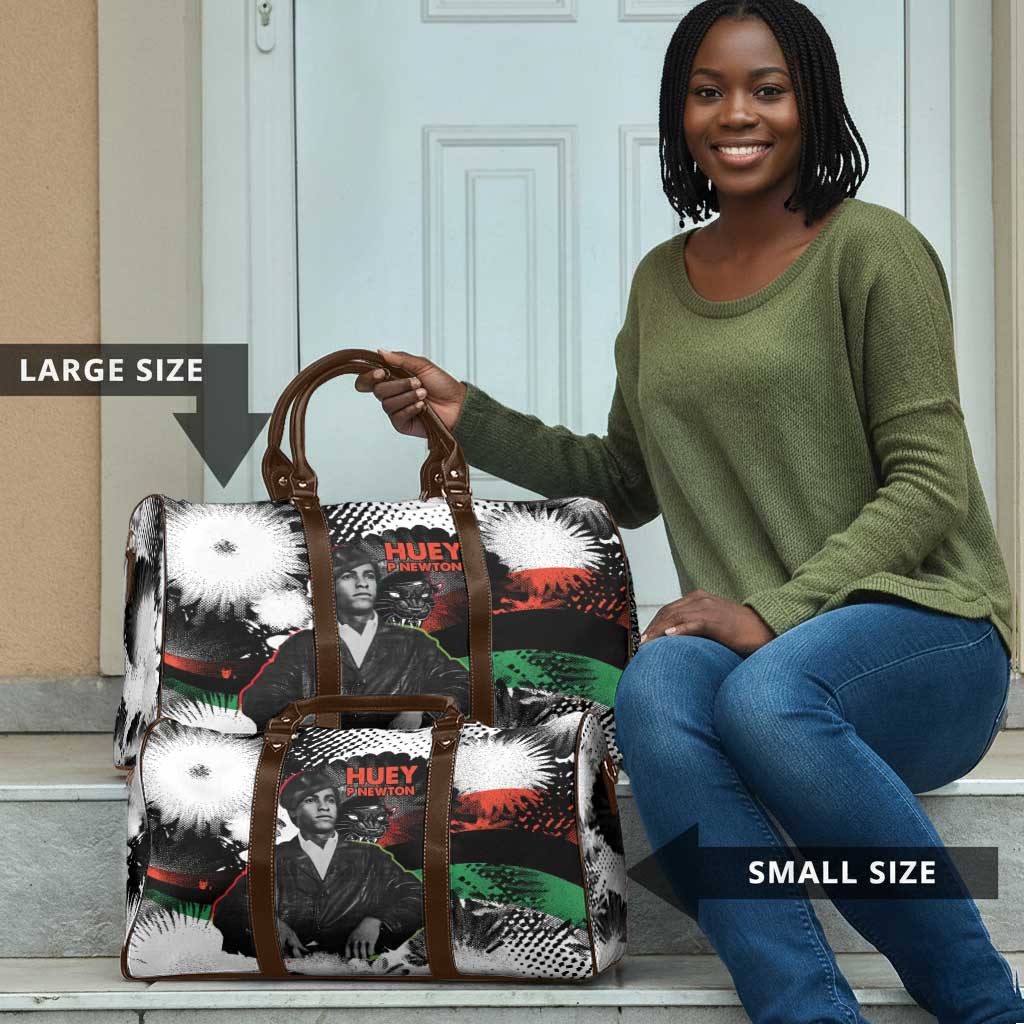 Huey P. Newton Travel Bag Revolutionary Portrait - Panther Graphic Surrender to the Revolution Quote - African Pride