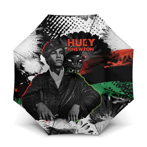 Huey P. Newton Umbrella Revolutionary Portrait - Panther Graphic Surrender to the Revolution Quote - African Pride