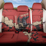 Isom Dart Black Cowboy Back Car Seat Cover Wild West Outlaw Vintage Comic Art