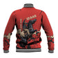 Isom Dart Black Cowboy Baseball Jacket Wild West Outlaw Vintage Comic Art