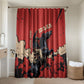 Isom Dart Black Cowboy Bathroom Set Wild West Outlaw Vintage Comic Art