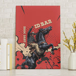 Isom Dart Black Cowboy Canvas Wall Art Wild West Outlaw Vintage Comic Art