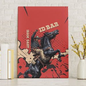 Isom Dart Black Cowboy Canvas Wall Art Wild West Outlaw Vintage Comic Art