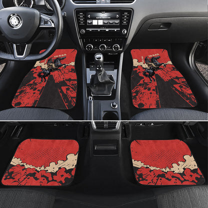 Isom Dart Black Cowboy Car Mats Wild West Outlaw Vintage Comic Art
