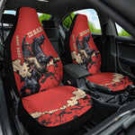 Isom Dart Black Cowboy Car Seat Cover Wild West Outlaw Vintage Comic Art