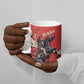Isom Dart Black Cowboy Ceramic Mug Wild West Outlaw Vintage Comic Art