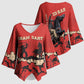 Isom Dart Black Cowboy Kimono Sleeve Blouse Wild West Outlaw Vintage Comic Art