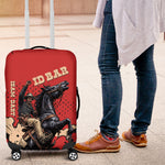 Isom Dart Black Cowboy Luggage Cover Wild West Outlaw Vintage Comic Art