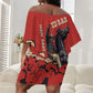 Isom Dart Black Cowboy Off Shoulder Short Dress Wild West Outlaw Vintage Comic Art