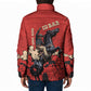 Isom Dart Black Cowboy Padded Jacket Wild West Outlaw Vintage Comic Art