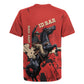 Isom Dart Black Cowboy Rugby Jersey Wild West Outlaw Vintage Comic Art