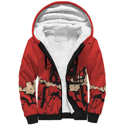 Isom Dart Black Cowboy Sherpa Hoodie Wild West Outlaw Vintage Comic Art