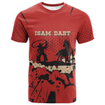 Isom Dart Black Cowboy T shirt Wild West Outlaw Vintage Comic Art