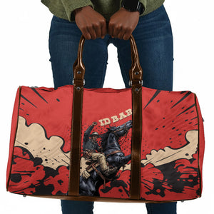 Isom Dart Black Cowboy Travel Bag Wild West Outlaw Vintage Comic Art