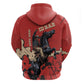 Isom Dart Black Cowboy Zip Hoodie Wild West Outlaw Vintage Comic Art