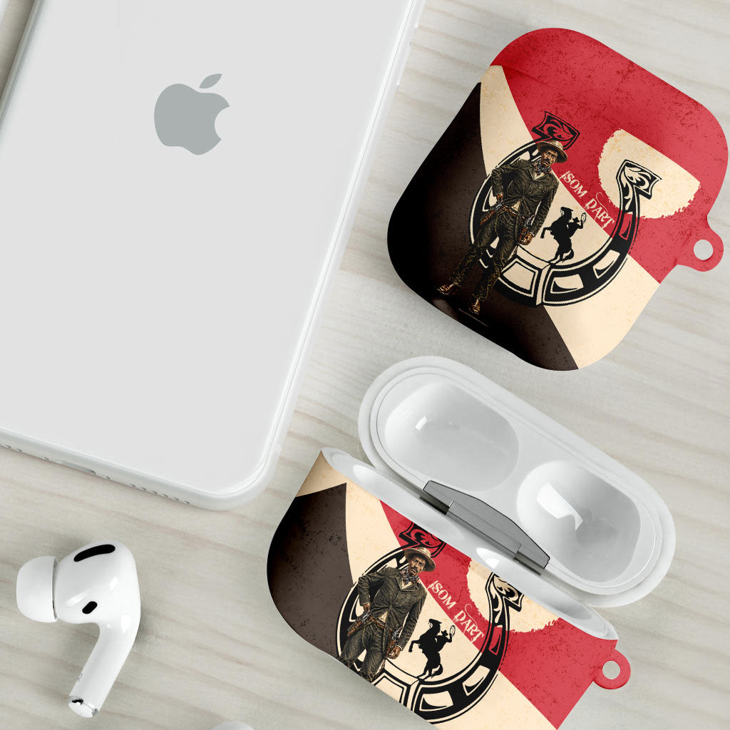 Isom Dart Legend Of The West AirPods Case Vintage Horseshoe Western