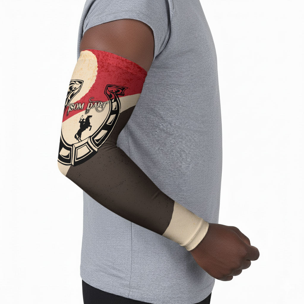 Isom Dart Legend Of The West Arm Sleeves Vintage Horseshoe Western