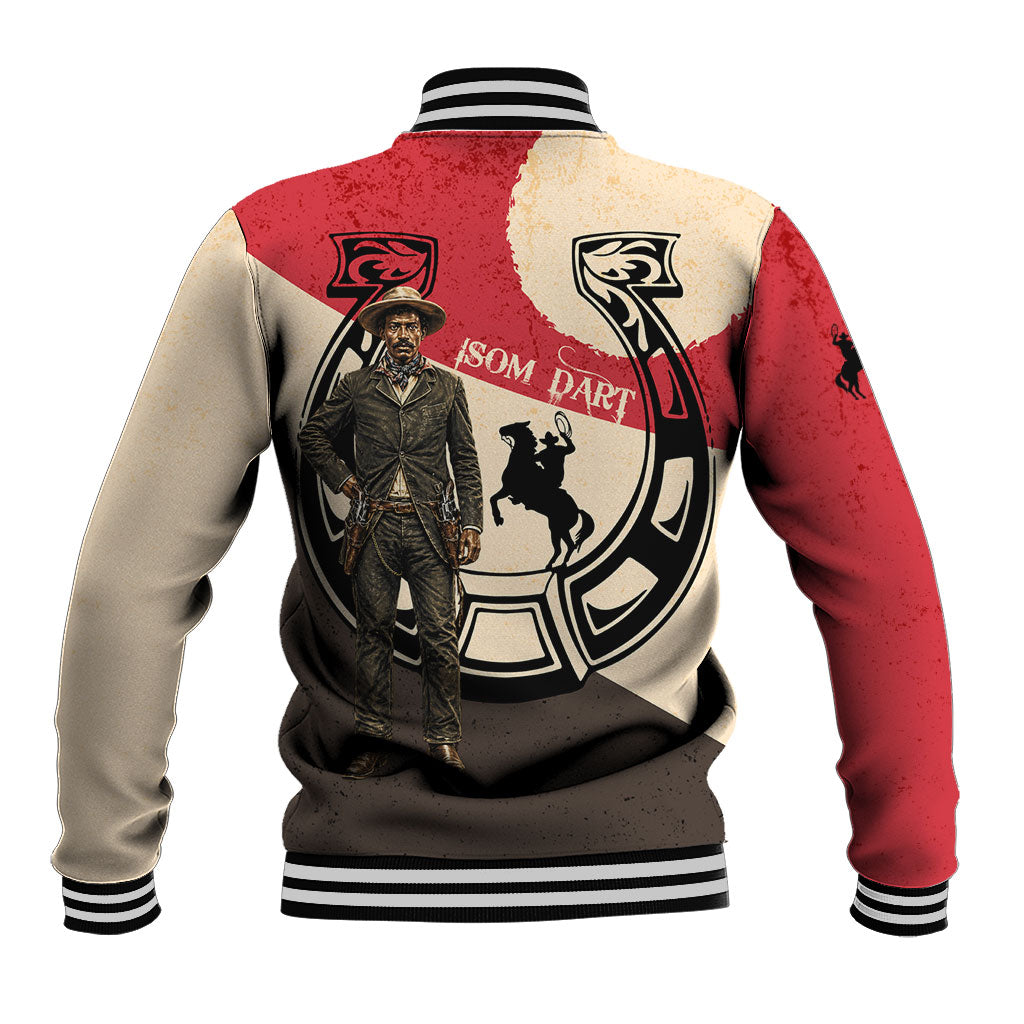 Isom Dart Legend Of The West Baseball Jacket Vintage Horseshoe Western