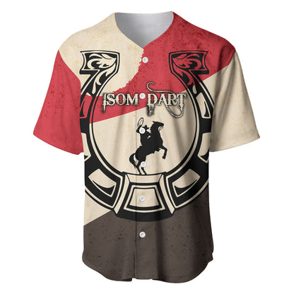 Isom Dart Legend Of The West Baseball Jersey Vintage Horseshoe Western