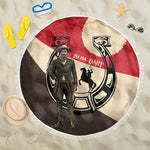 Isom Dart Legend Of The West Beach Blanket Vintage Horseshoe Western