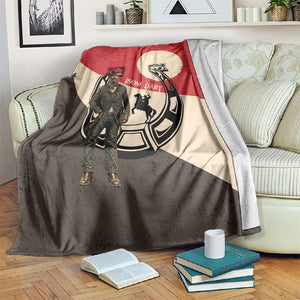 Isom Dart Legend Of The West Blanket Vintage Horseshoe Western